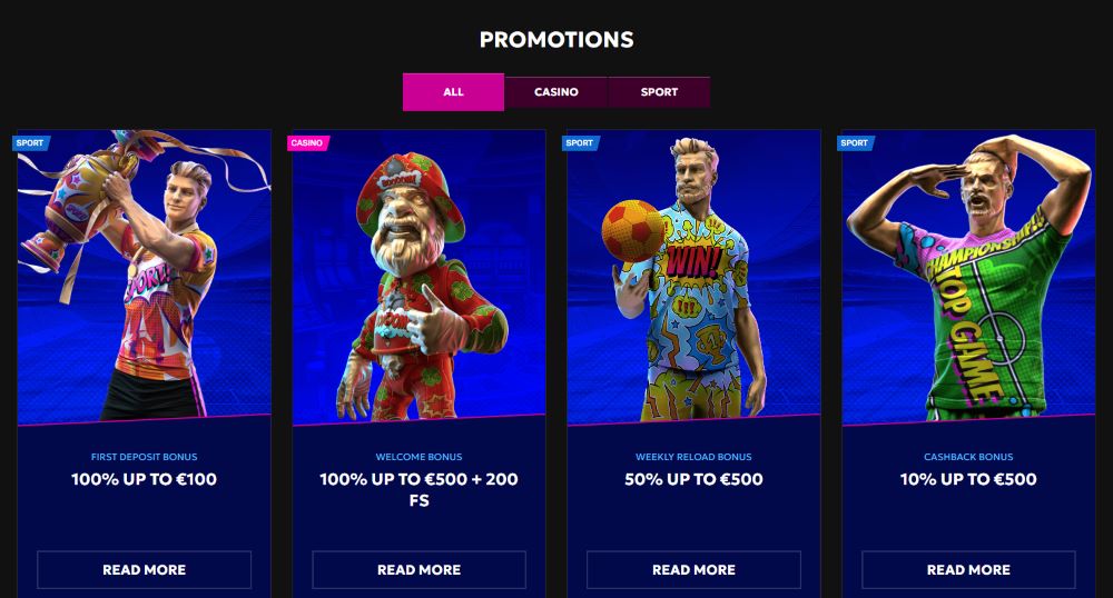 Rtbet casino bonus